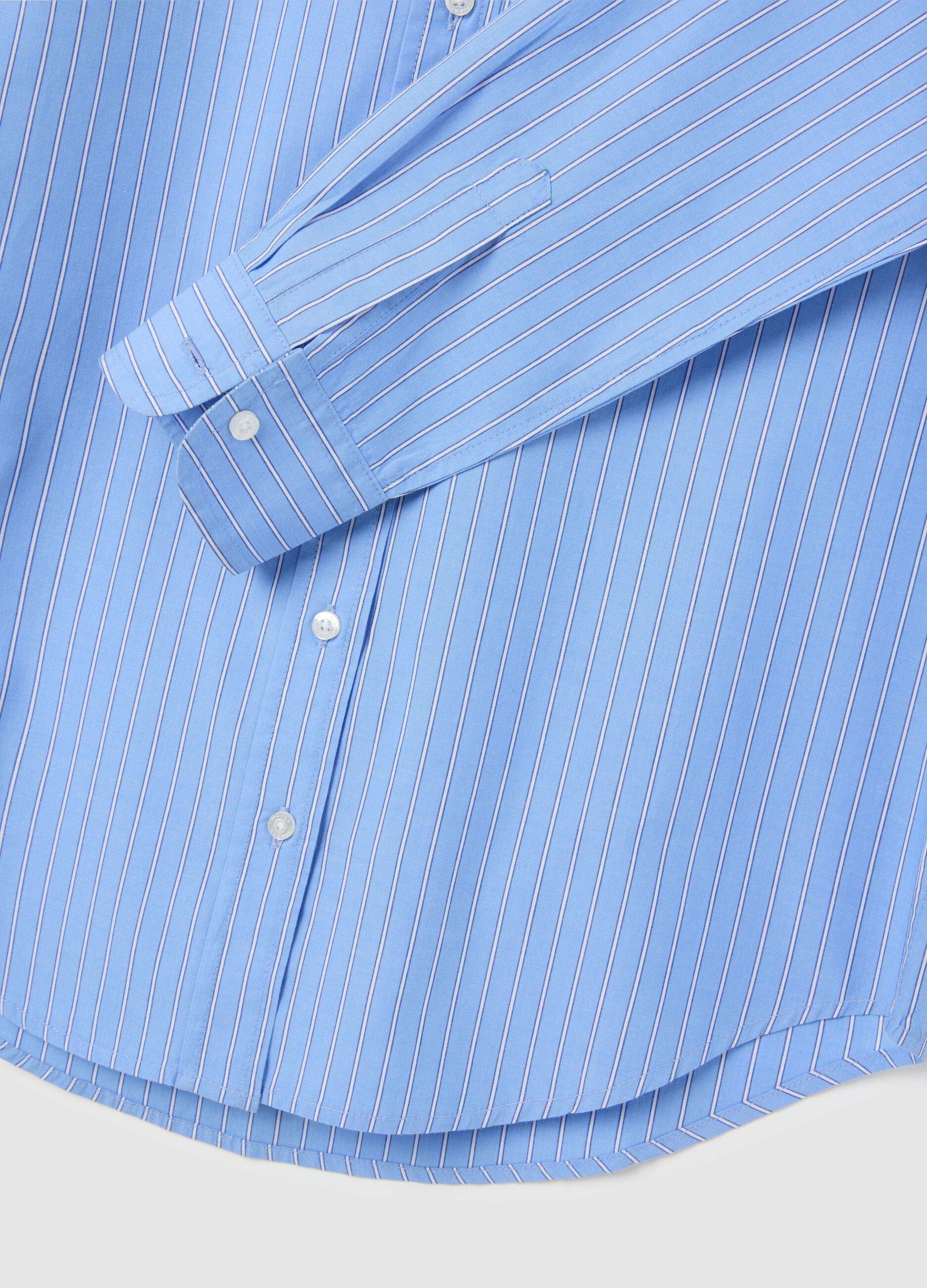 Multicoloured pure cotton regular fit shirt