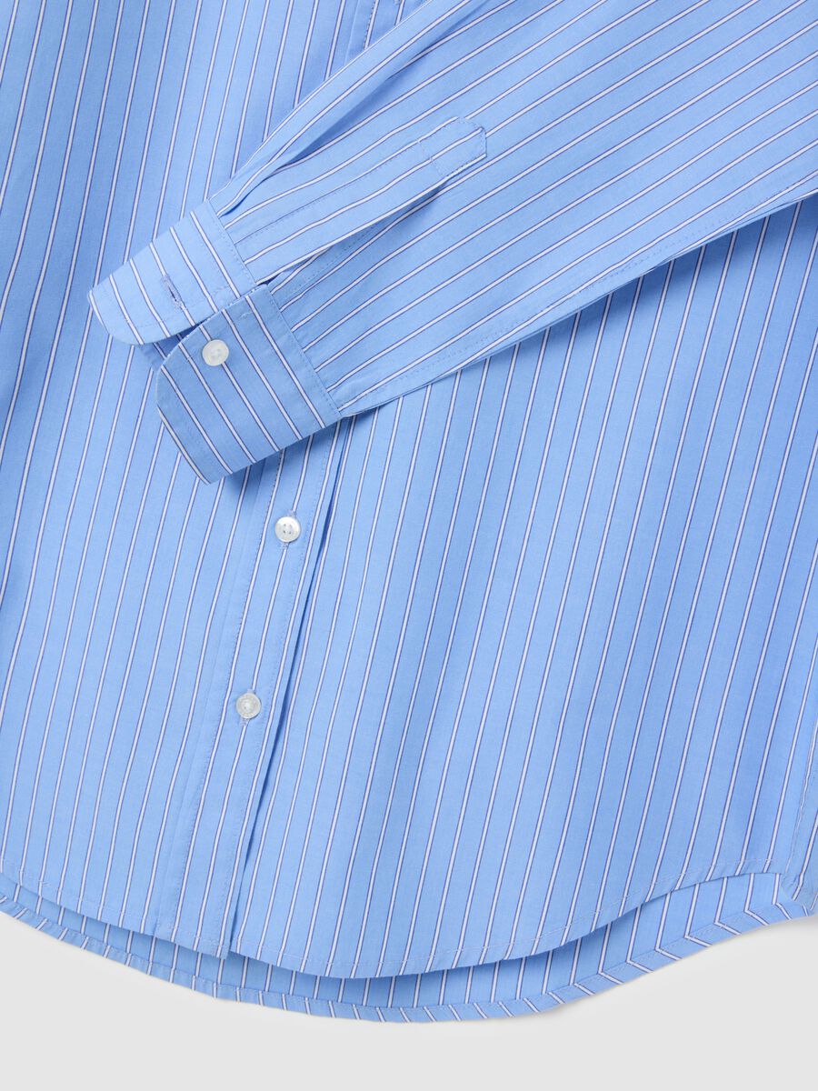Multicoloured pure cotton regular fit shirt_5