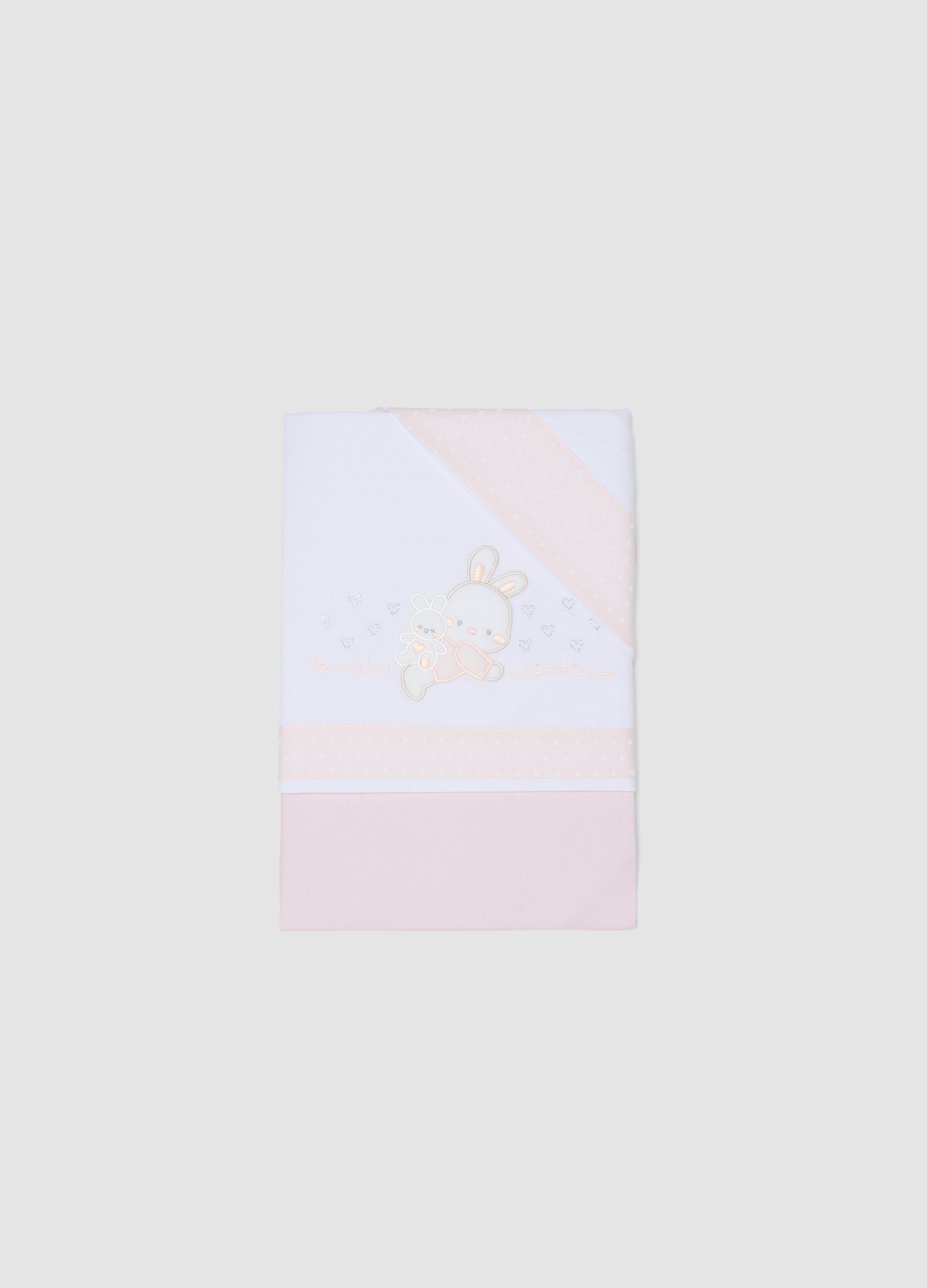 Set di lenzuola per culla in puro cotone multicolor da neonata