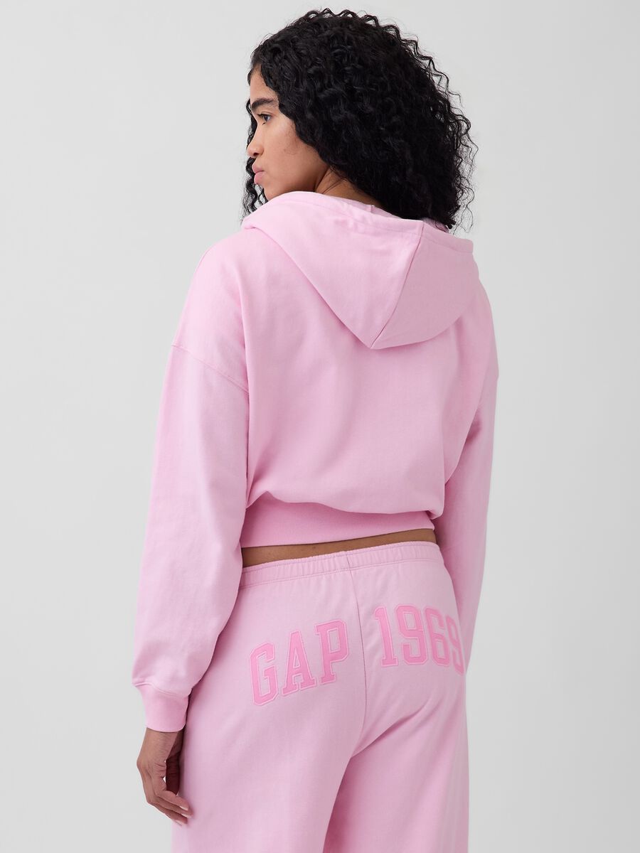 Cotton-blend zip-up hoodie_2