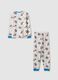 Kids' multicolour pure cotton regular fit pyjamas with print_1