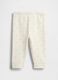 White cotton trousers for infants_1