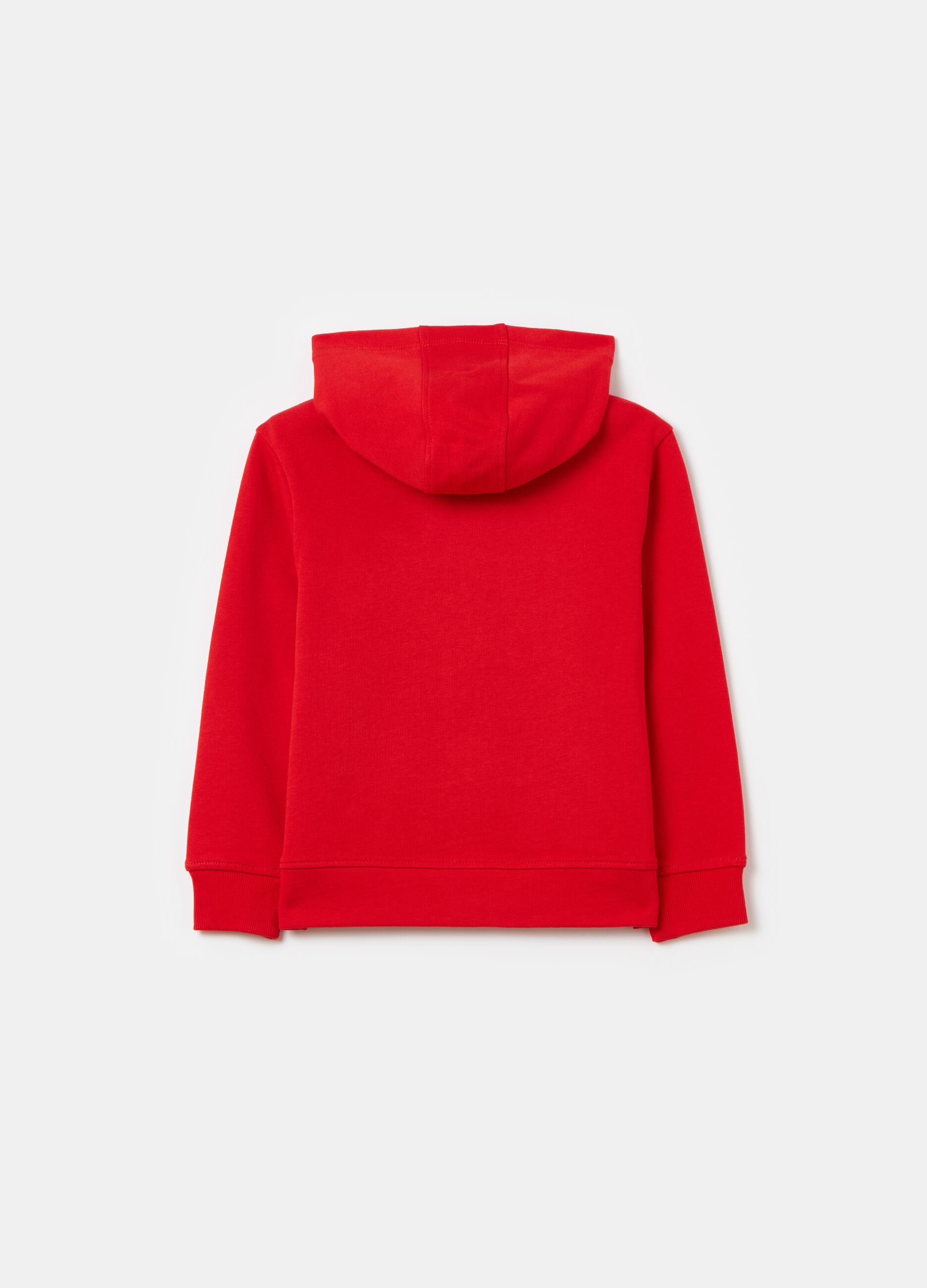 Full-zip in French Terry con cappuccio