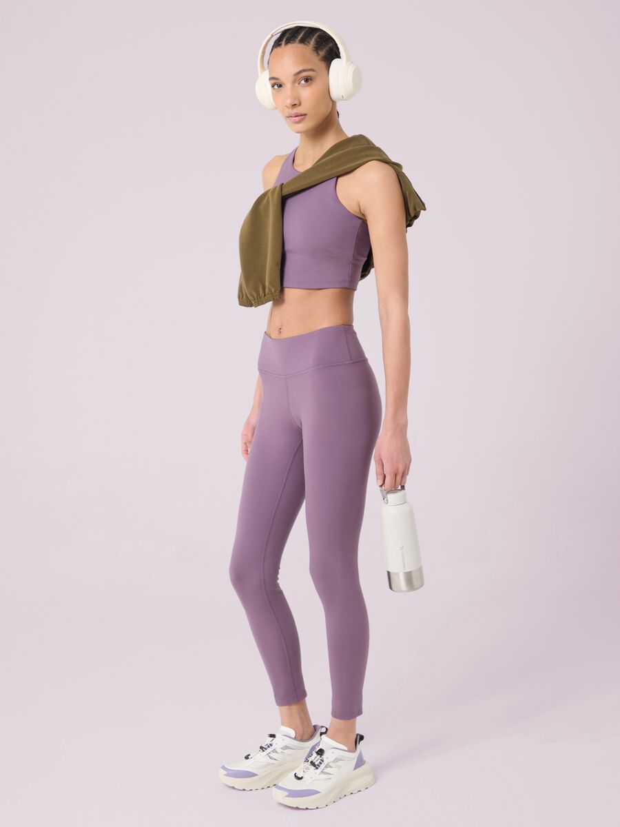 High-waisted leggings in technical fabric ALTAVIA STUDIO_0