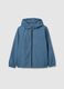 Boys' jacket in blue fabric regular fit_3