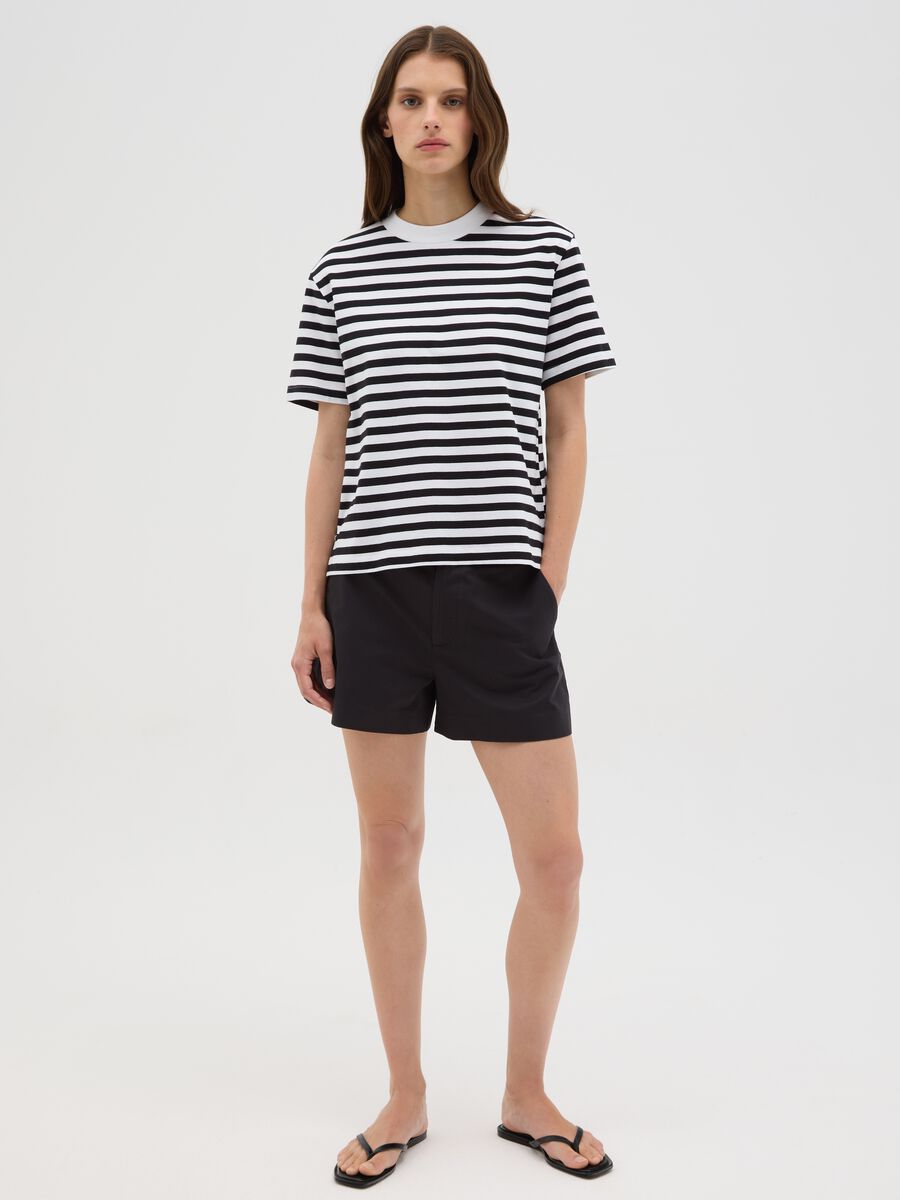 Women's multicolour pure cotton regular fit T-shirt_1