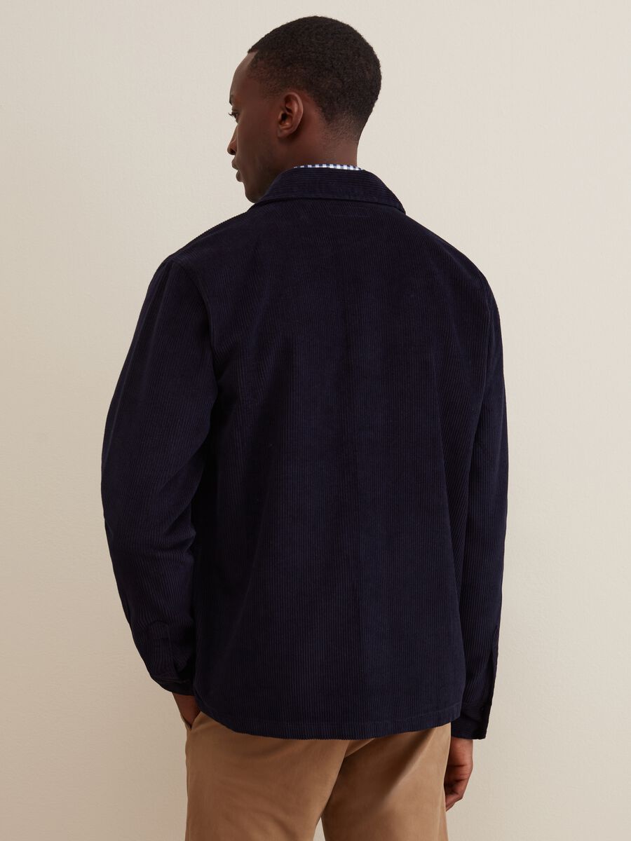 Shacket in corduroy con tasche_2