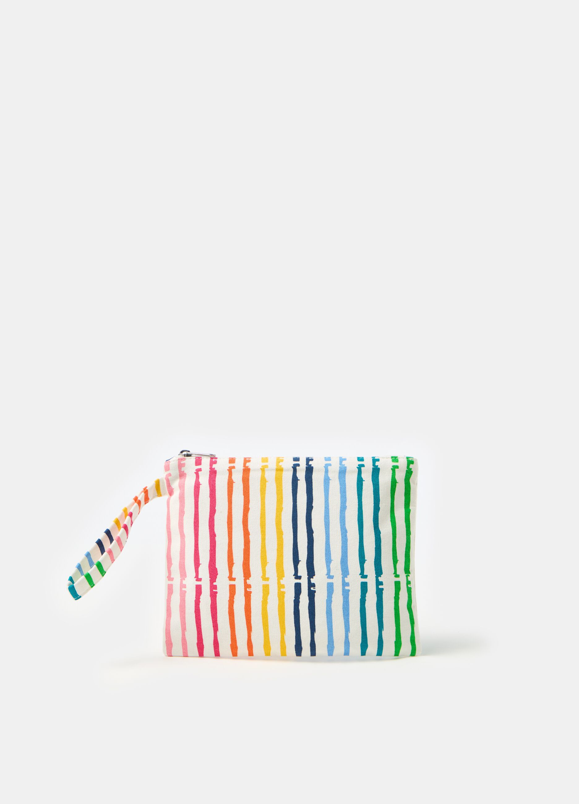 Ovs Pochette in cotone con fantasia righe