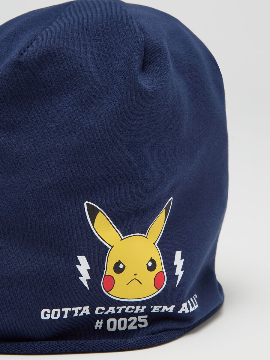 Jersey hat with Pikachu print_2