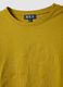 Yellow pure cotton regular fit T-shirt with floral embroidery_5