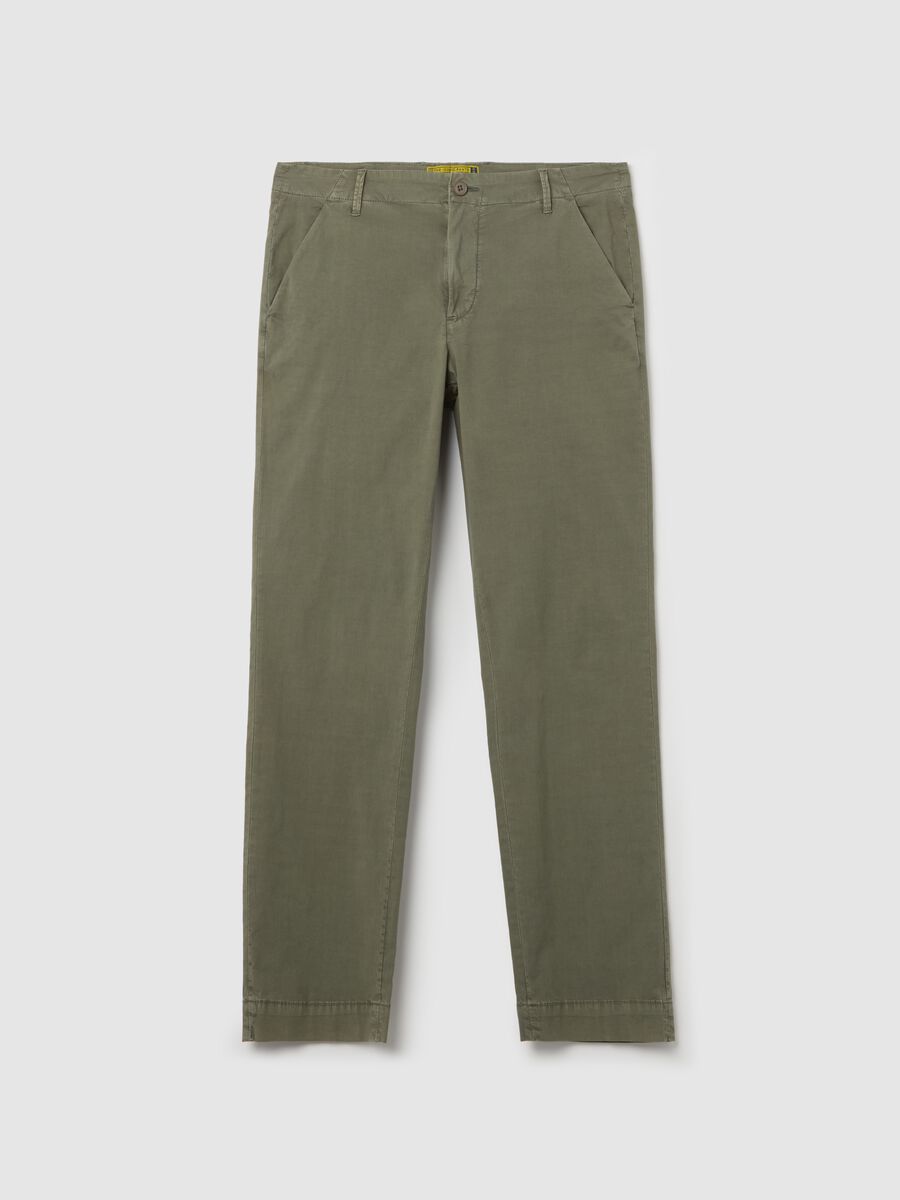 Stretch cotton chino trousers_4