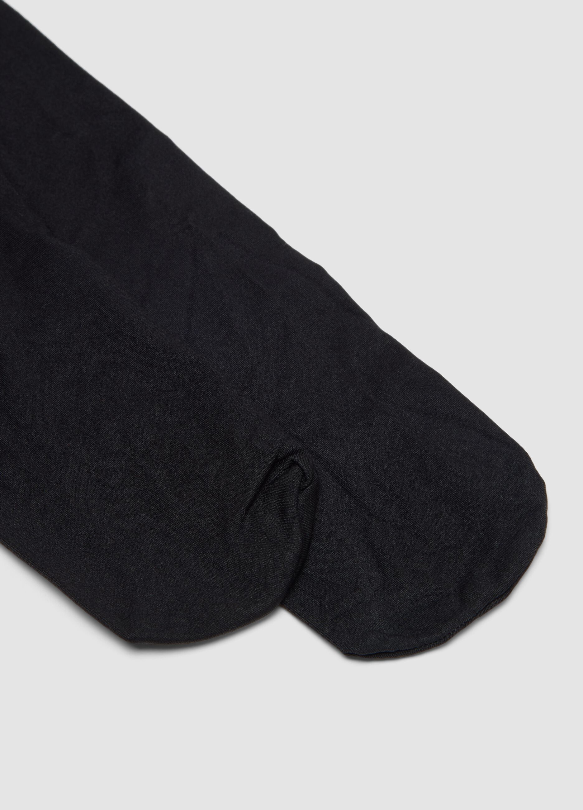 Black stretch tights