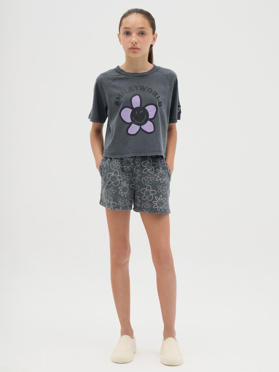 Girls' grey regular fit pure cotton outfit_1