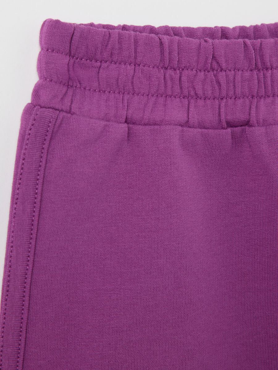 OVS Kids Pure Cotton Purple Shorts_3