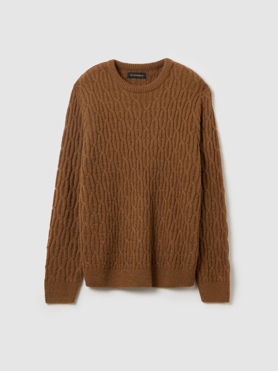 Pullover with cable design_4