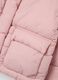 The Iconic Puffer pink hooded jacket for girls_3