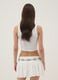 White cropped stretch-cotton tank top_3