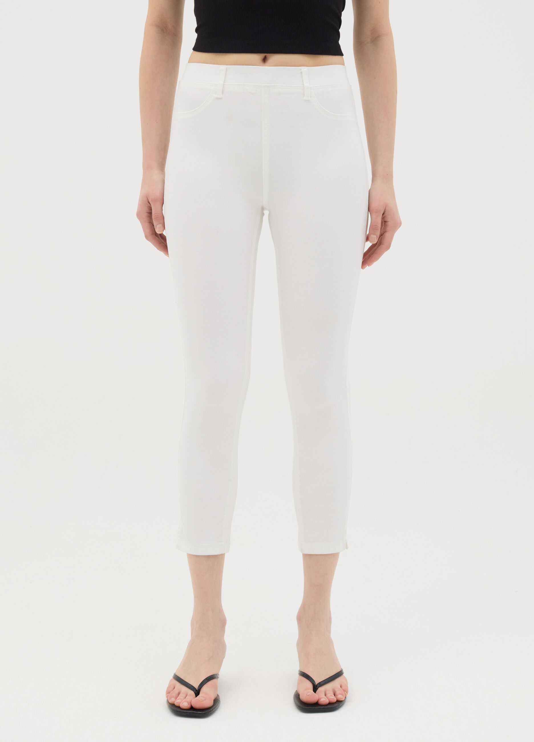 Stretch White Skinny Jeans by Ovs