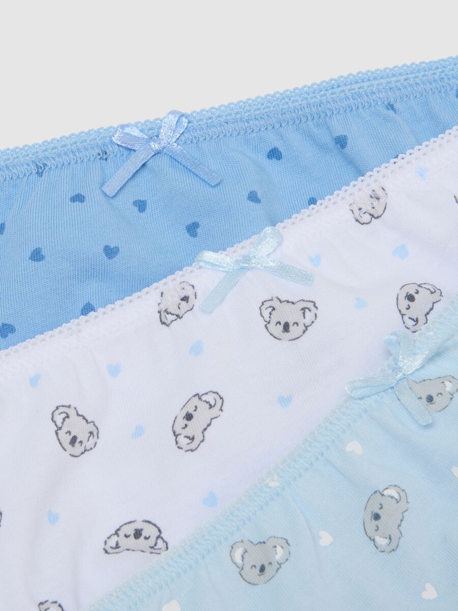 Multipack of Girls' Multicolour Pure Cotton Knickers - Regular Fit_2