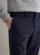 Pantaloni chino dritti in puro cotone twill blu regular fit_3