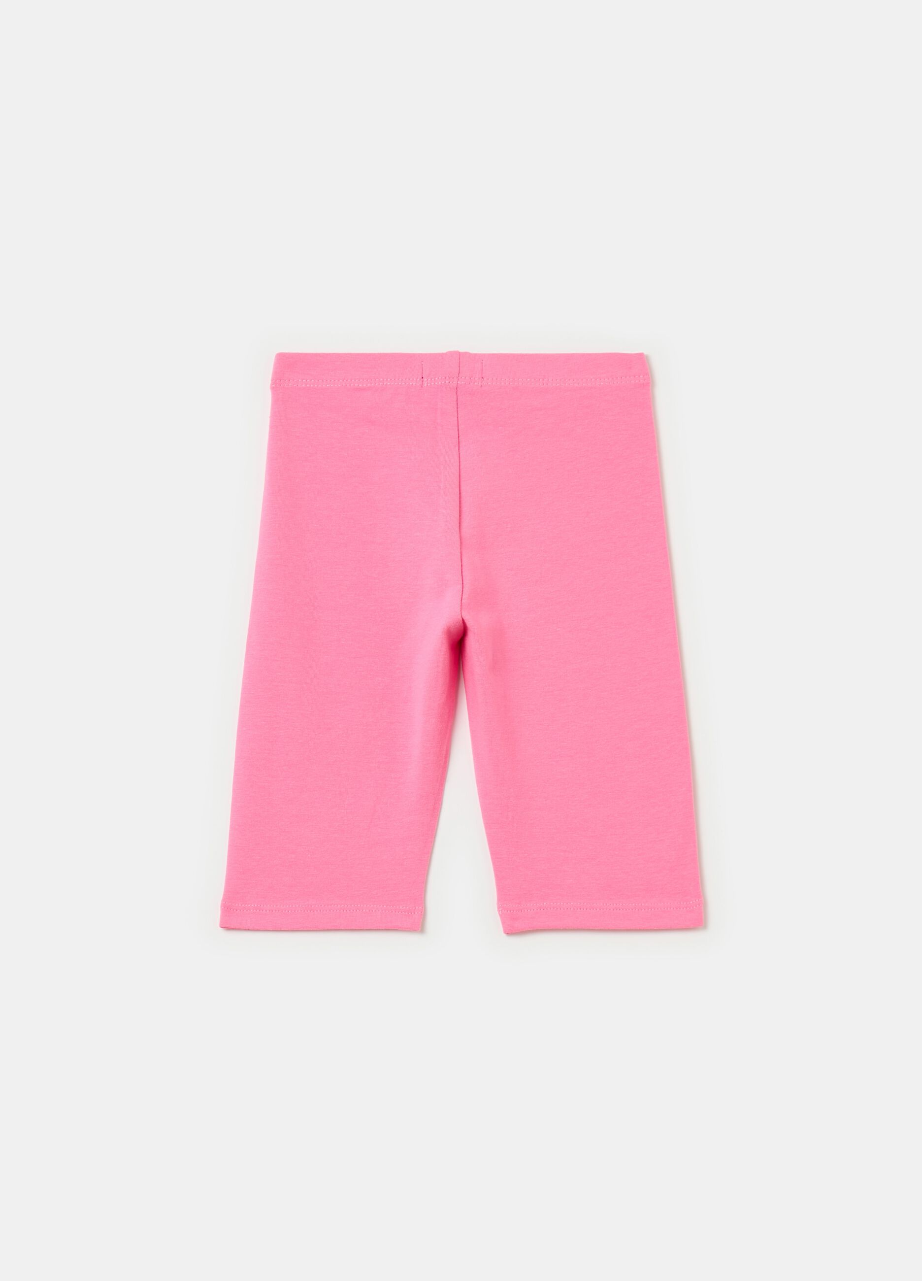 Cycling shorts in stretch cotton