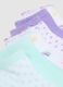 Girls' multicolour cotton elasticated socks multipack_1