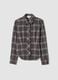 Grey flannel shirt in stretch viscose with tie, slim fit_4