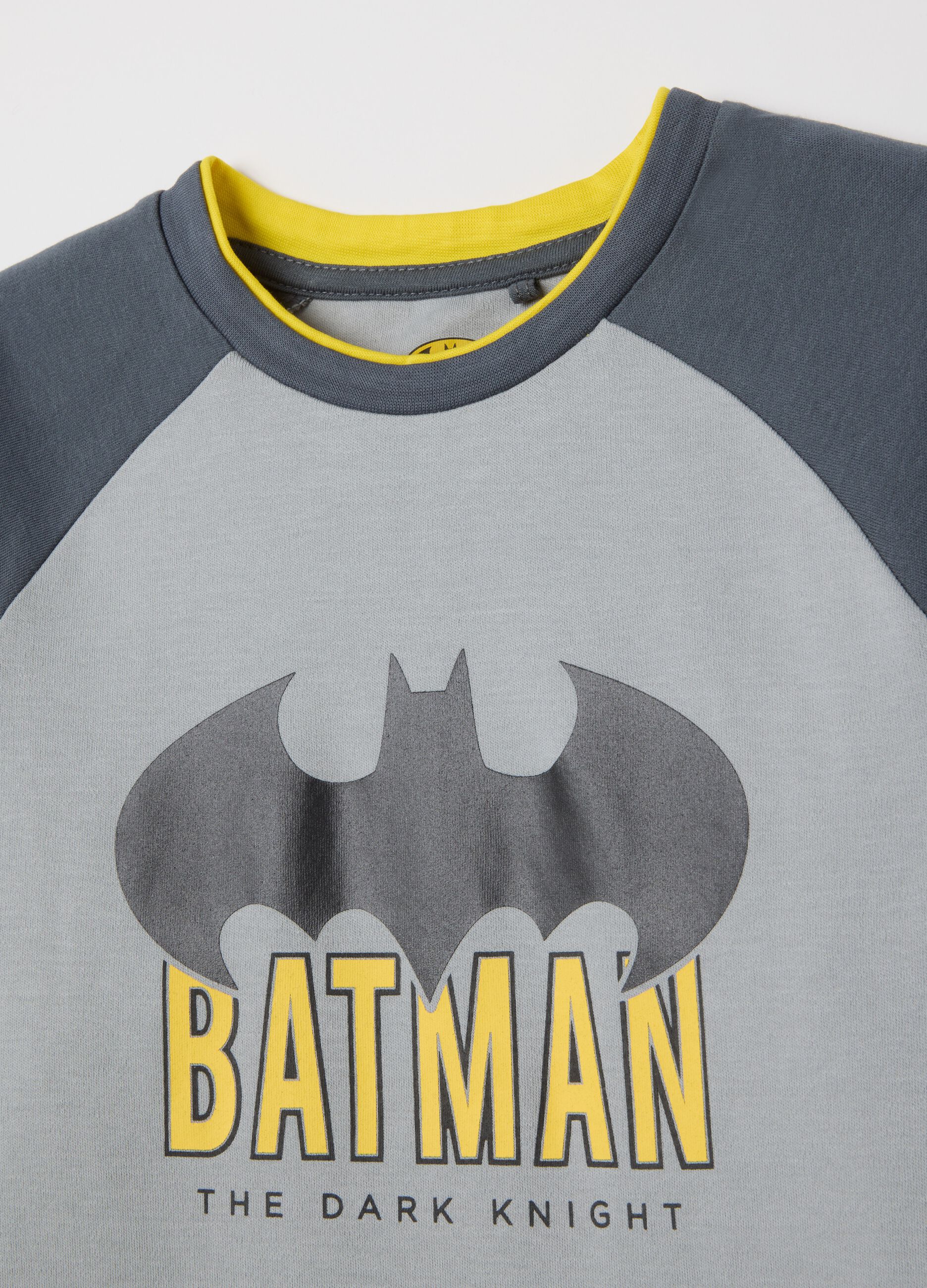 Children's pyjamas in pure grey cotton regular fit