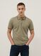 Green stretch cotton polo shirt, regular fit_0