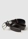 Brown genuine leather belt_2