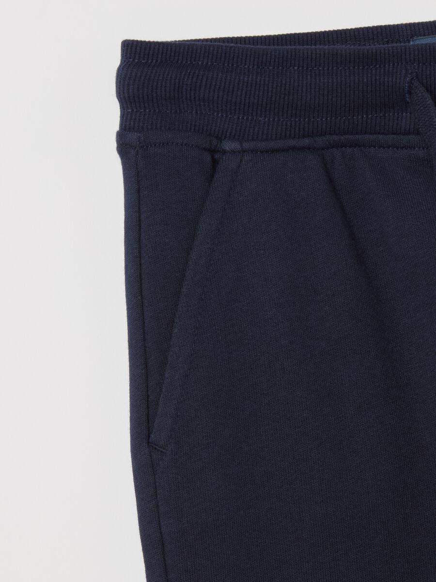 Fleece joggers with drawstring_2