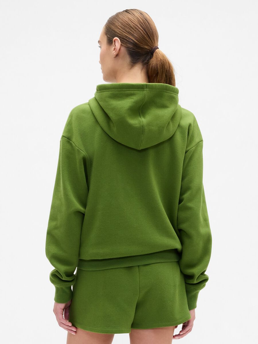 Felpa verde con zip completa_2