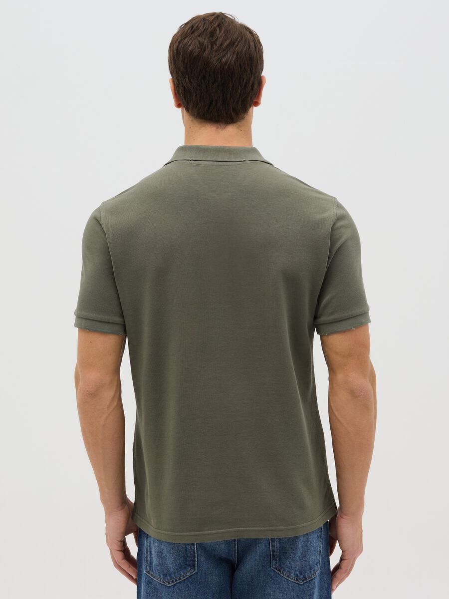 100% cotton piqué polo shirt_2
