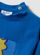Blue long-sleeve stretch organic cotton crew-neck T-shirt_3
