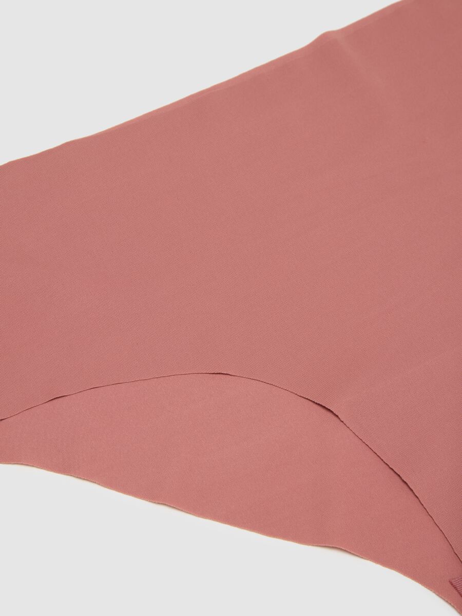 High-waist briefs in pink stretch fabric_5