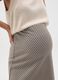 Multicolour Elasticated Maternity Skirt with Micro Checks_2