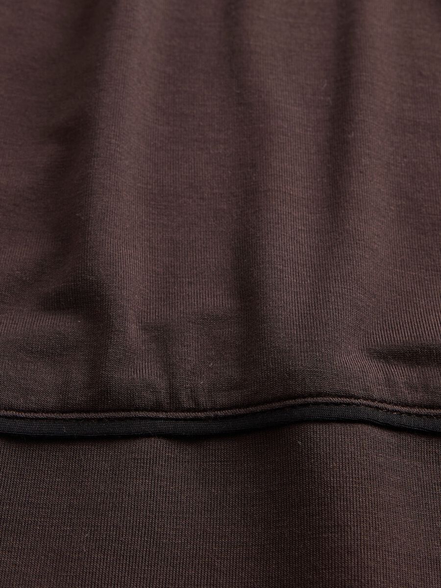 Pigiama marrone in tessuto modal elasticizzato_5