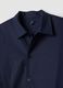Pigiama blu in puro cotone organico con colletto_5