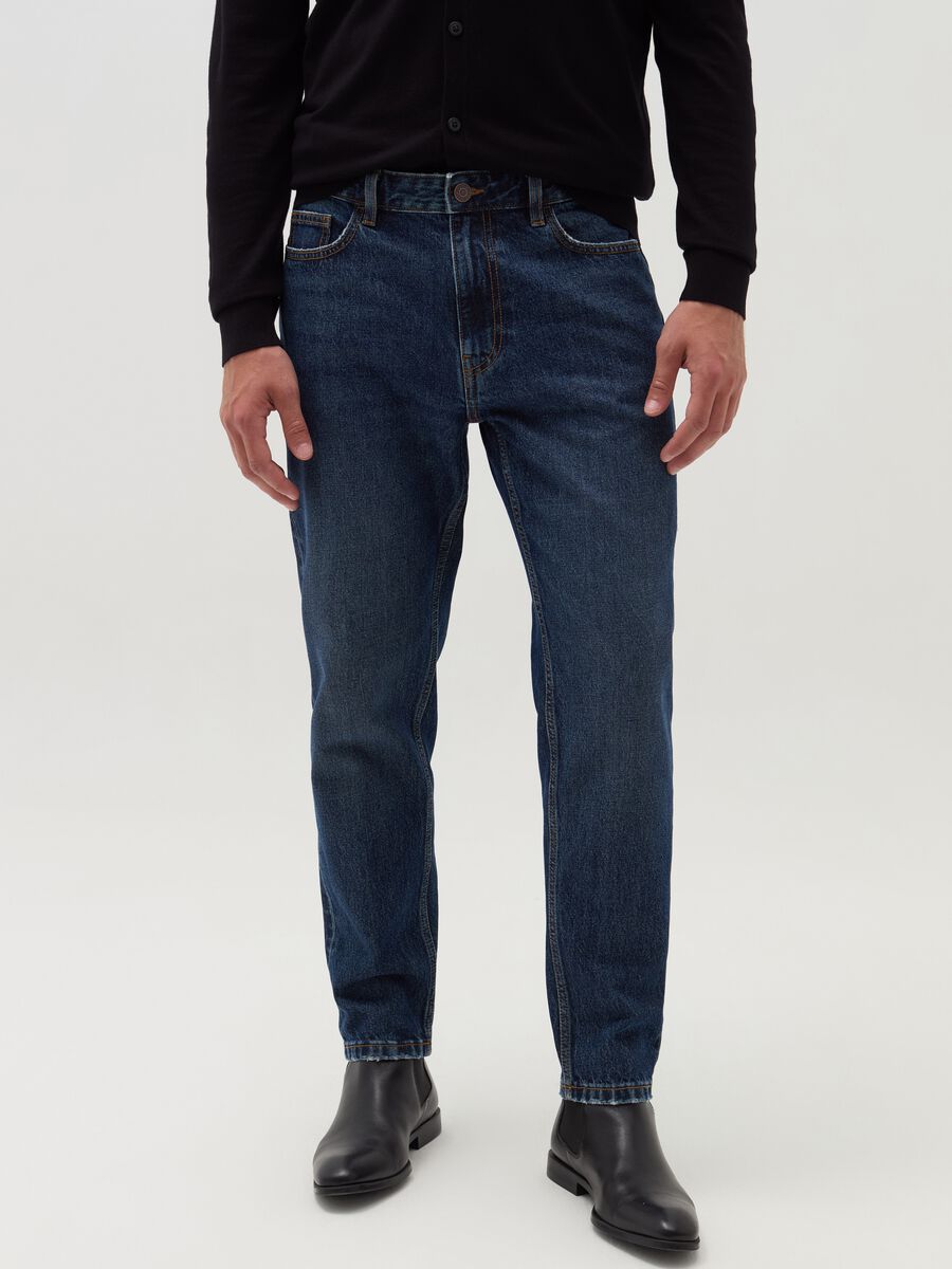 Jeans relaxed fit cinque tasche_1