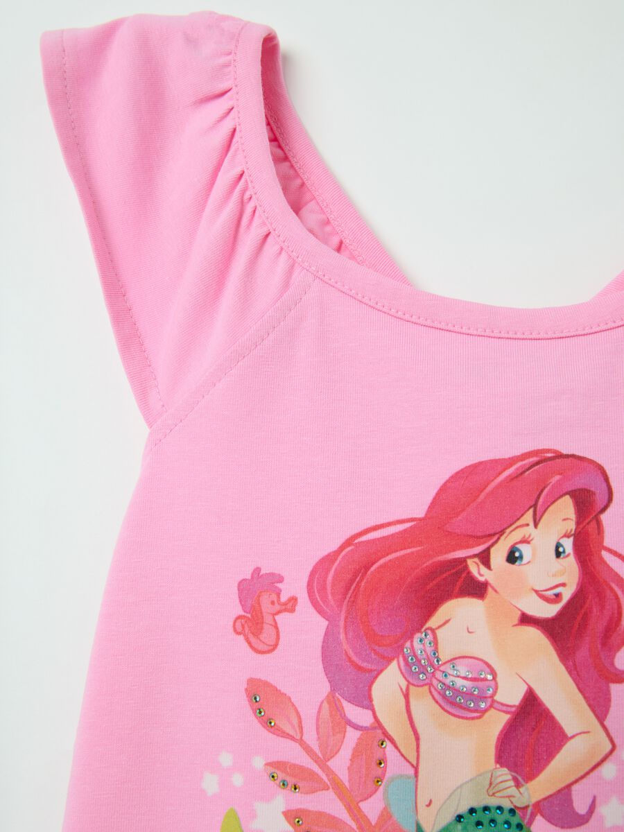 Girls' stretch cotton pink top with regular fit_1