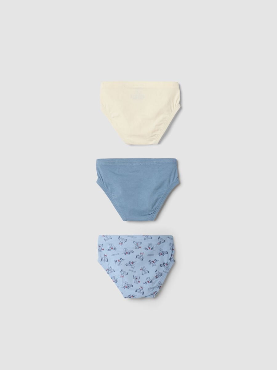 3-pack of organic stretch cotton briefs with bicycle print_1