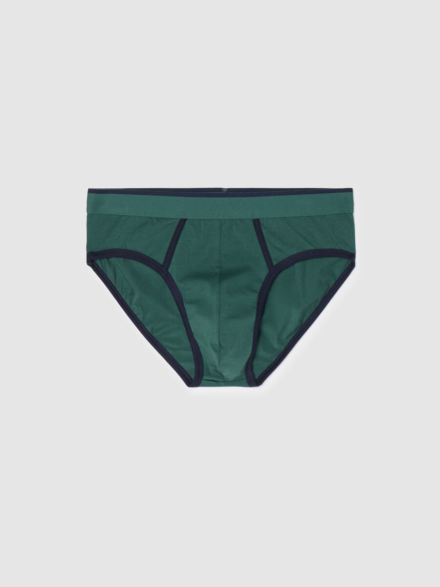 Stretch briefs with contrasting details_4