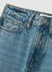 Pure Cotton Blue Regular Fit Skater Jeans_5