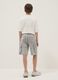 Shorts cargo grigi in misto cotone e viscosa baggy fit_1