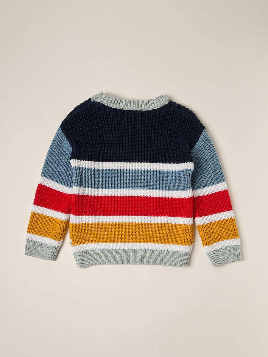 IANA newborn boy sweater in 100% cotton_1