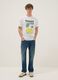 White graphic-print pure cotton T-shirt, regular fit_1