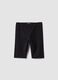 Black organic cotton shorts_0