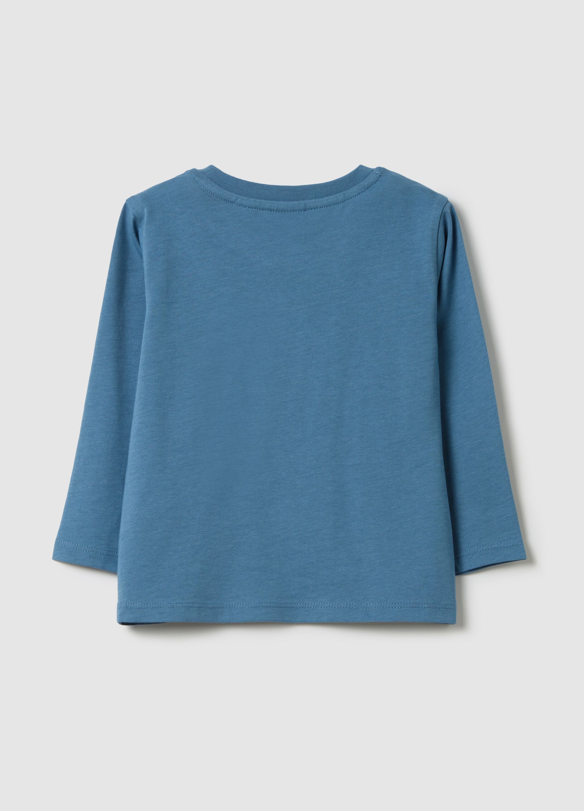 Children's pure cotton blue jumper