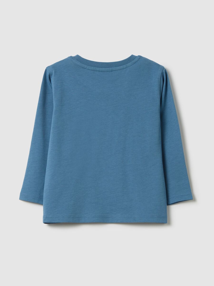 Children's pure cotton blue jumper_1