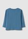 Children's pure cotton blue jumper_1